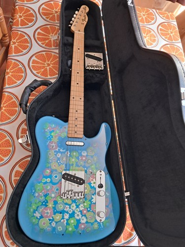 Fender blue flower - blue, telecaster