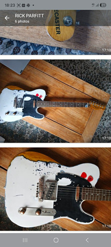 Rick parfitt fender - rick, parfitt,fender