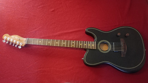 Black fender acoustasonic - black,